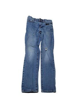 Old Navy Adjustable Waist Slim Taper Jeans Boys Size 10 Medium Wash Denim Pants